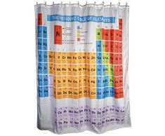 Out of the blue Rideau De Douche Tableau Périodique Des Éléments - Genre Big Bang Theory - Rideau De Douche Insolite