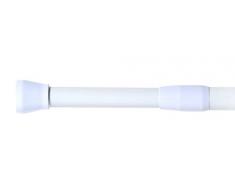 Ideko -Barre de douche extensible - 70 à 120 cm Blanc