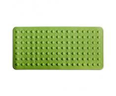 Tapis de bain casa pura® Emily ultra antidérapant | pour baignoire, douche - 3 coloris | sans PVC/latex - fonction antiglisse | taille 35x75cm, vert