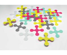 PRINCE LIONHEART - Tapis de bain puzzle multicolore Bath Mat de