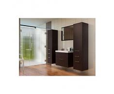 JUSThome EVA MAX Ensemble salle de bain (4 - pi?ces) Couleur : Wengé