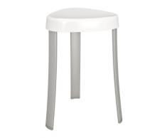 Wenko 19565100 Tabouret de Douche Corrente Blanc