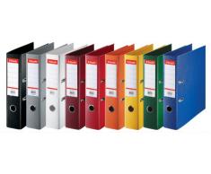 Esselte 624177 - Lot de 10 Classeurs à Levier avec Dos Standard 75mm - Coloris Assortis Classique