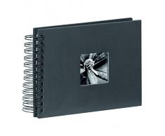 Hama Album Photo Fine Art (format 24 x 17 cm, 50 pages noires, à spirale) Noir
