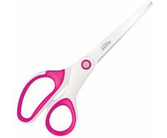 Leitz Wow Ciseaux Ergonomique avec Lames Titane - Blanc/Rose