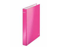 Leitz Wow Classeur à 4 Anneaux A4 25 mm - Rose Brillant