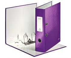 Esselte 47333 Classeur Levier Leitz Surface Pelliculée Wow Dos 80 mm Œillet Préhension griffes blocage 600 Feuilles