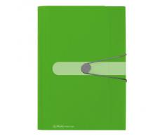 Herlitz 11209517 Trieur à soufflet Format A4 12 onglets Vert (Import Allemagne)