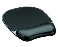 Fellowes Tapis de Souris Ergonomique Gel Crystal Noir