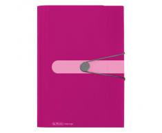 Herlitz 11217114 Trieur à soufflet Format A4 12 onglets Rose (Import Allemagne)