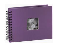 Hama Album Photo Fine Art (format 24 x 17 cm, 50 pages noires, Ã spirale) Lilas
