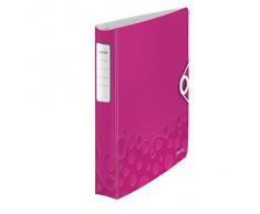 Leitz Wow A4 30mm Classeur à anneaux - métallique Rose