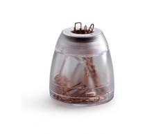 Durable 1709051 Trend Paper Clip Box Distributeur à Trombones Magnétique Plastique Transparent