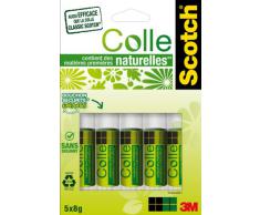 Scotch Lot de 5 Bâtons de Colle naturelle à Base de Matières premières renouvelables 8 g