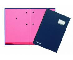 PAGNA Parapheur "DE LUXE", A4, 20 compartiments, bleu