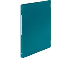 Classeur 2 anneaux 15 mm polypropylene opaque (avec etiquette de dos) - a4