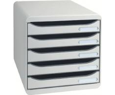 Exacompta Big-Box Plus Caisson à tiroirs Gris