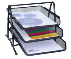 Wedo Office 065801 Corbeille à courrier Noir
