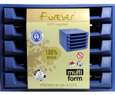 Exacompta The Box Caisson à tiroirs Ouvert Bleu