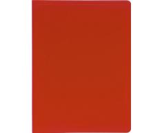 Exacompta - 8555E - Porte-Vues avec Pochettes Grainées - A4 - 100 vues coloris rouge