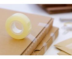 3M 5501966 Lot de 8 rouleaux de ruban adhésif 550 en polypropylène 66 m x 19 mm (Transparent) (Import Allemagne)