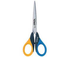 Helit Ciseaux Sensoft 16 cm (Noir/bleu clair, noir/rouge ou noir/rose)