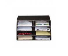 Q-Connect KF01039 Trieur de courrier Noir (Import Royaume Uni)