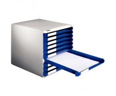 Esselte Bloc de Classement 10 Tiroirs - Gris/Anthracite