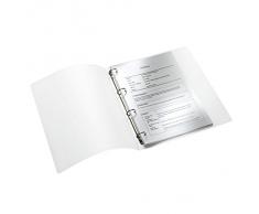 Classeur Souple 4 Ann./25mm PP - Rose