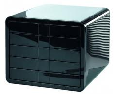 HAN 1551-13, module de classement i-Box de qualité premium, innovant et détenteur du prix Design. Comprend 5 tiroirs fermés, noir