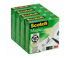 Scotch Magic Ruban Adhésif Invisible Lot de 4