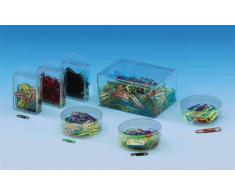 WEDO Bte 30 Trombones de bureau recouverts plastique Assortis