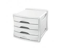 Esselte Europost Bloc de Classement, 4 Tiroirs, Blanc, VIVIDA, 623959