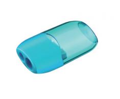 JPC Taille-crayon "bobsy" 2 Trous interieur plastique avec réserve coloris aléatoire