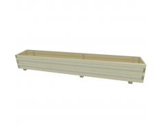 vidaXL Fioriera da Giardino Letto Vegetale in Pino Impregnato 197 cm