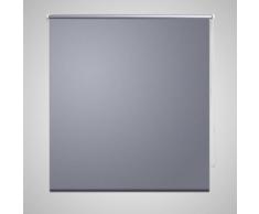 vidaXL Tenda a rullo oscurante buio totale 120 x 230 cm grigia