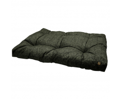 Overseas Letto per Cani in Microfibra 70x110x10 cm Nero