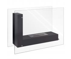 Qlima Camino a Etanolo Forma di L 80x31x60 cm FFB 8060