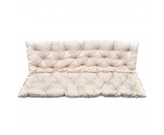 vidaXL Cuscino Crema per Dondolo 150 cm