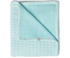 Jollein Coperta per Bambini in Maglia Intrecciata 100x150 cm Giada
