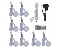 vidaXL Kit luci LED mensola cucina a 8 pezzi
