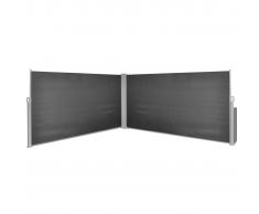 vidaXL Tenda da sole laterale retrattile 160x600 cm nera