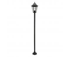 SMARTWARES Lampione da Giardino 60 W Nero 175 cm CLAS5000.035