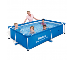 Bestway Piscina Steel Pro con Telaio in Acciaio 239x150x58cm 56401