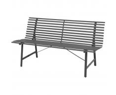 vidaXL Panchina da Giardino in Acciaio 150x62x80 cm Antracite