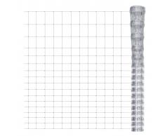 vidaXL Rete recinzione galvanizzata per giardino 200 17 30