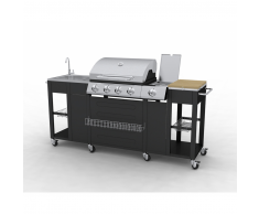 vidaXL Barbecue a gas Missouri, 4 bruciatori +1