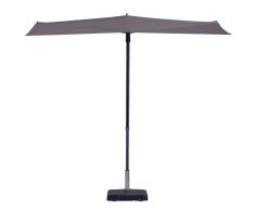 Madison Ombrellone da Balcone Sun Wave 300x150cm Grigio Talpa PAC3P015