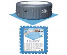 Bestway Protezioni per il Pavimento della Piscina 8 pz Blu 58220