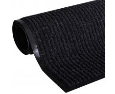 vidaXL Zerbino Nero PVC 90 x 60 cm